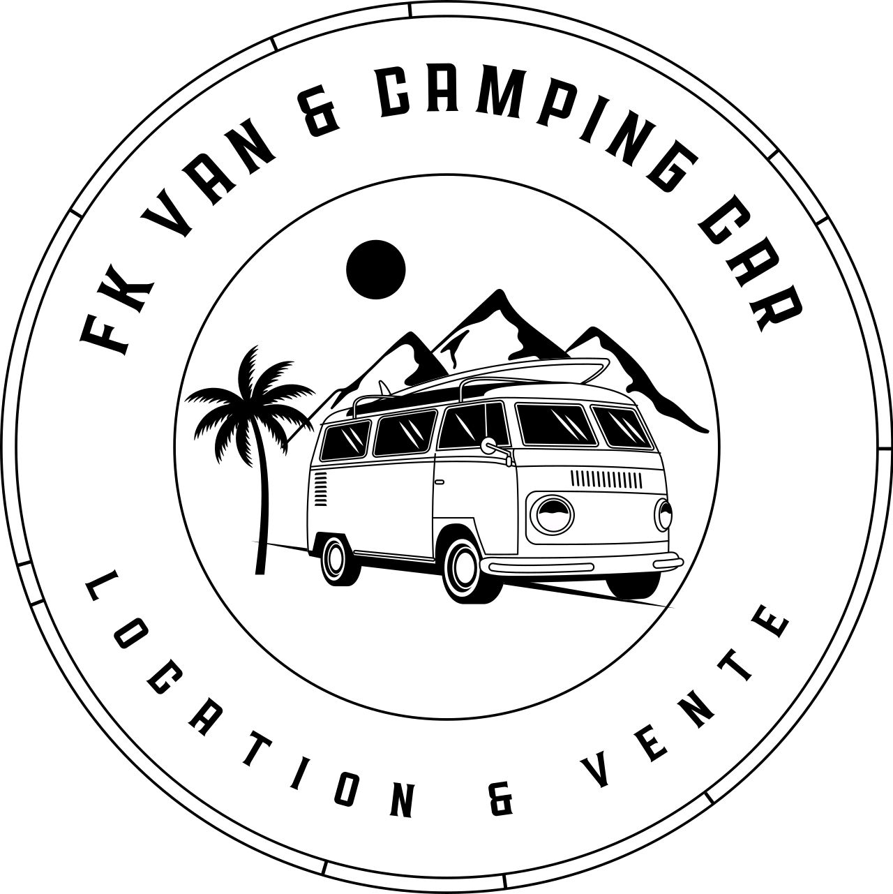 Logo du service de location de vans FK